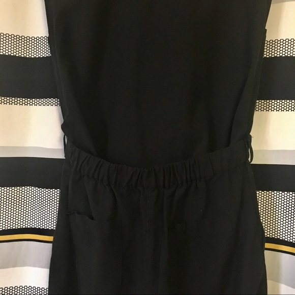 Sleeveless Utility Culotte Jumpsuit - Black (M) - Picture 7 of 15